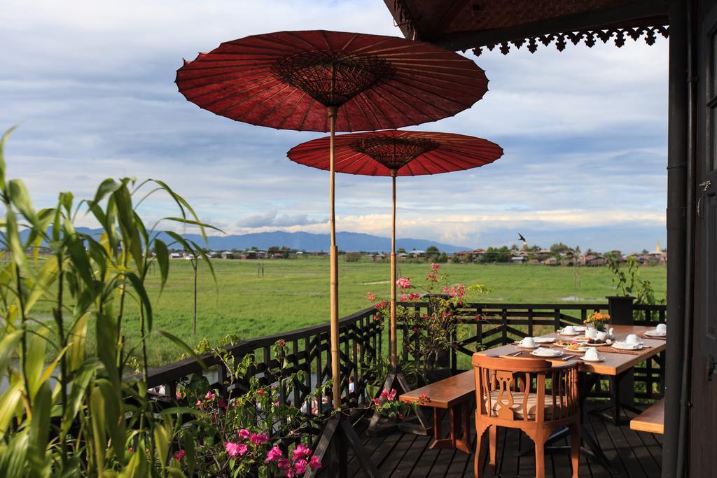 Inle Heritage Stilt Houses Ywama Eksteriør billede