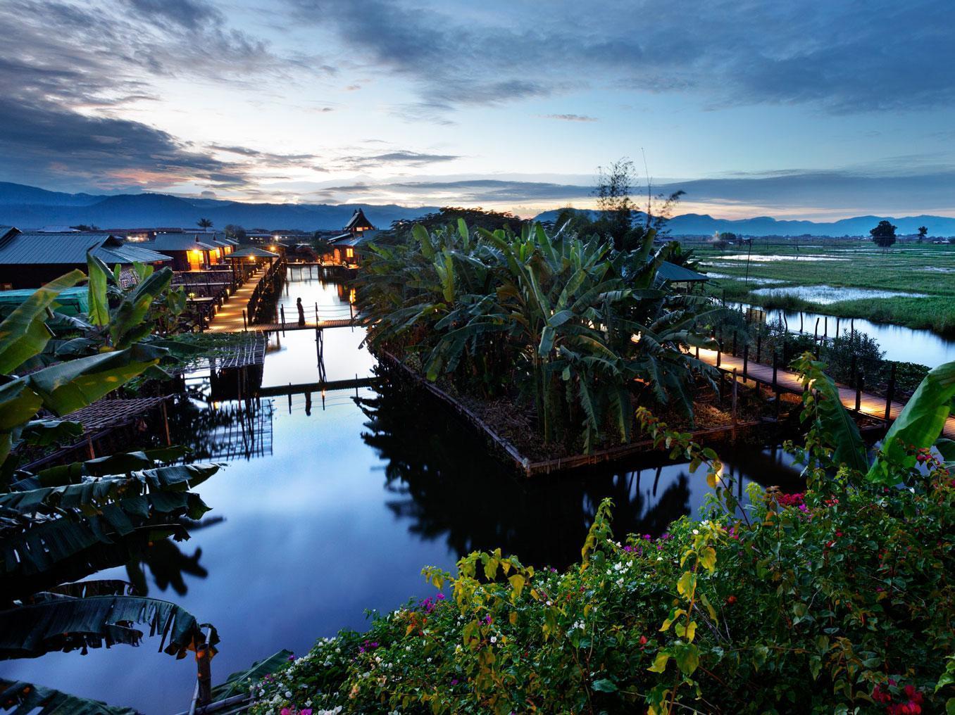 Inle Heritage Stilt Houses Ywama Eksteriør billede