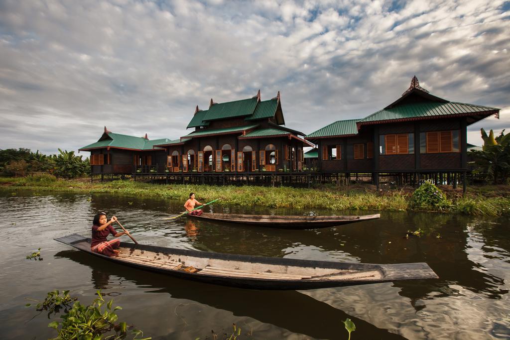 Inle Heritage Stilt Houses Ywama Eksteriør billede
