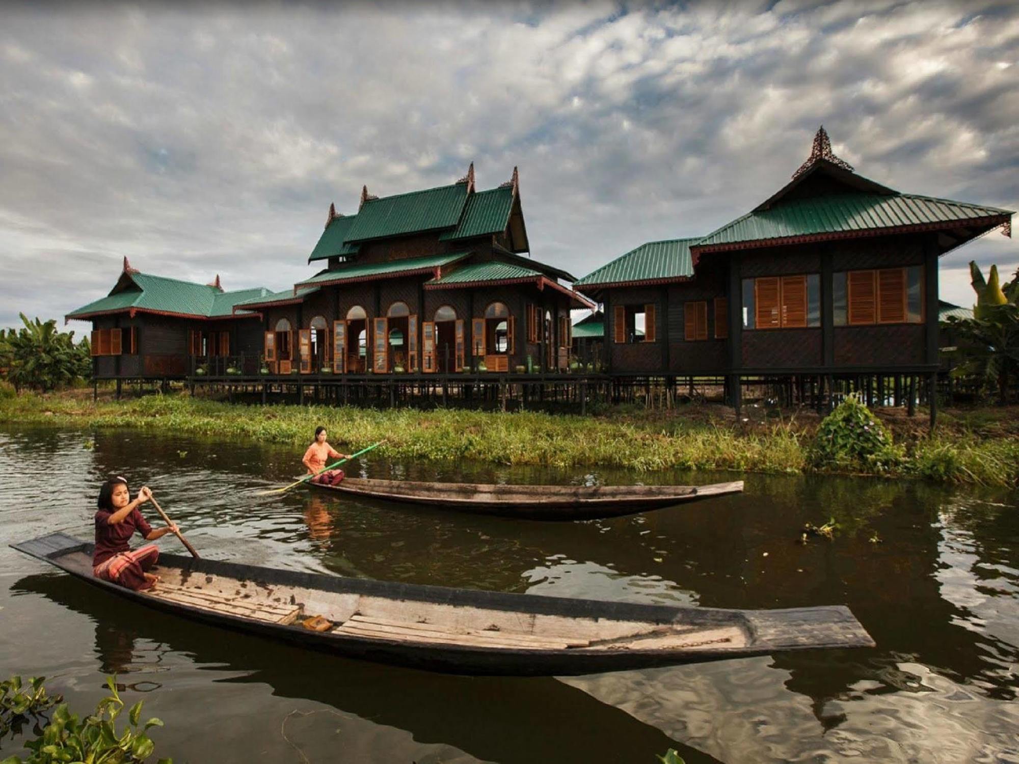 Inle Heritage Stilt Houses Ywama Eksteriør billede