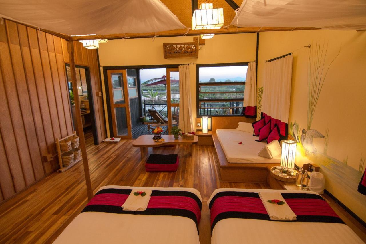 Inle Heritage Stilt Houses Ywama Eksteriør billede