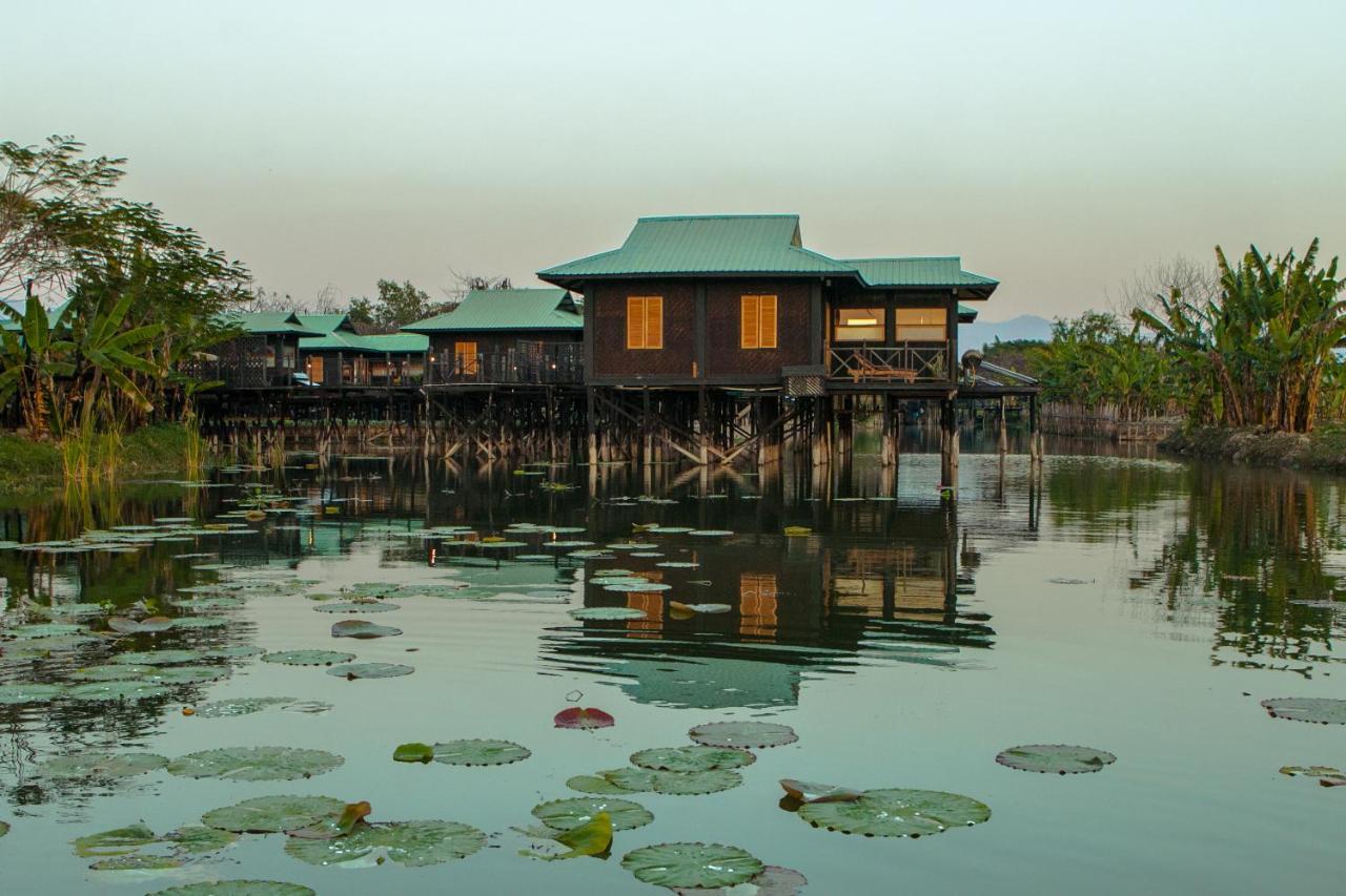 Inle Heritage Stilt Houses Ywama Eksteriør billede